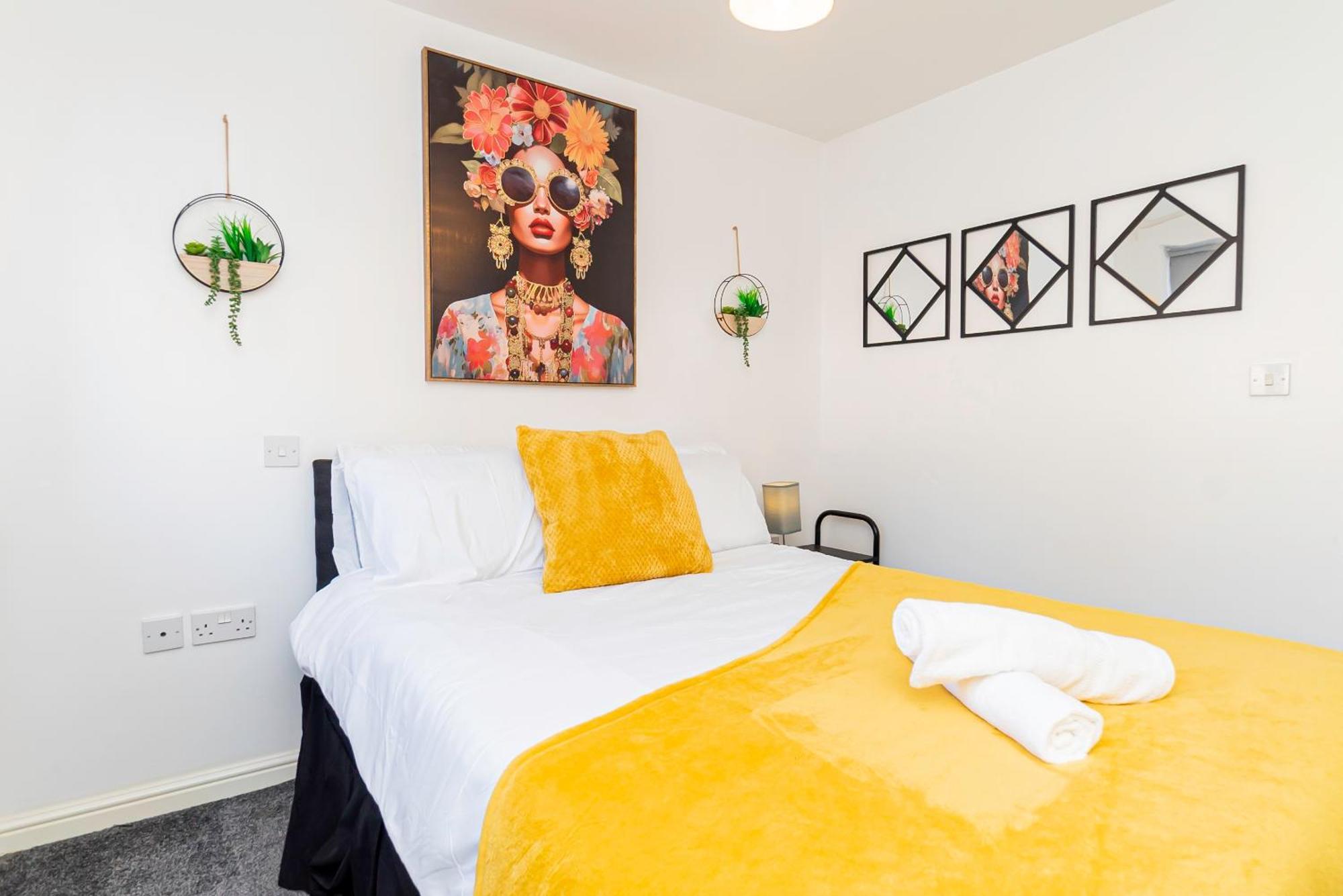 Apartment The Elms Edge With Parking! Contractors, Nhs, Professionals - Long Savings! *